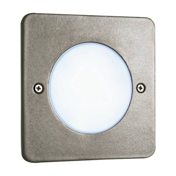 KARI Lámpara empotrable cuad LED 5000K 230V Cr Mat INDELUZ 745B-L0303B-45
