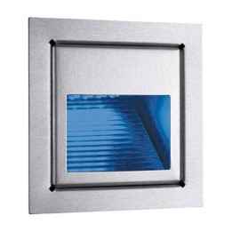 KARI Lámpara empotrable cuad ASIM LED Azul 230V Anod INDELUZ 745C-L1001B-39