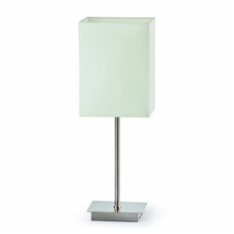 Lámpara sobremesa de Acero THANA Interior Blanco E14