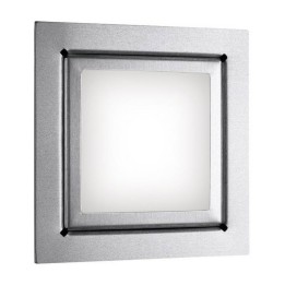 KARI Lámpara empotrable cuad SIM LED 230V Anodiz INDELUZ 745D-L1003B-39