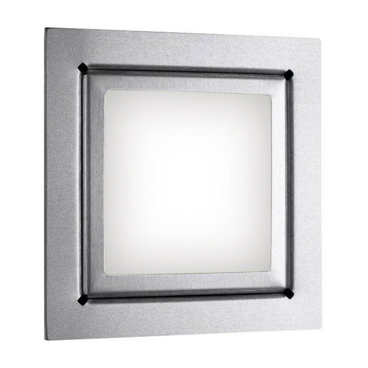 KARI Lámpara empotrable cuad SIM LED 230V Anodiz INDELUZ 745D-L1003B-39