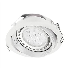 HELENE Lámpara empotrable basculante QR-LP 111 65W G53 Bla INDELUZ 746B-G18X1E-01
