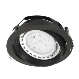 HELENE Lámpara empotrable basculante QR-LP 111 65W G53 Neg INDELUZ 746B-G18X1E-02