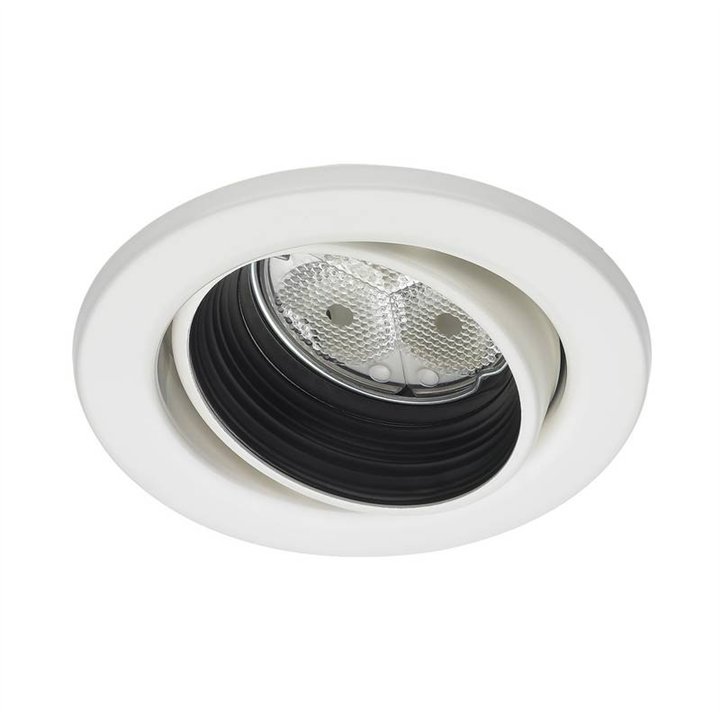 KOS Lámpara empotrable Bl 8W LED 620 lm 40º DALI 4000K INDELUZ 749A-L33RDB-01