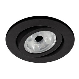 KOS Lámpara empotrable basc D.105 mm QPAR16 0W Negro INDELUZ 749B-G42X1B-02