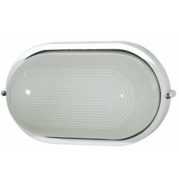 Aplique de Aluminio DERBY-P Pequeño para Exterior Blanco E27