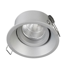 LEDA Lámpara empotrable basculante antidesl.50W GU5,3 Gris INDELUZ 752A-G23X1D-03