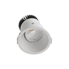 LEDA LC Lámpara empotrable orientable ED 680lm PUSH 3000K Bl INDELUZ 752B-L31R1B-01