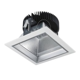 PANDORA Downlight Cuad LED 4000K 1100Lm IP44 Bl INDELUZ 758D-L3315B-01