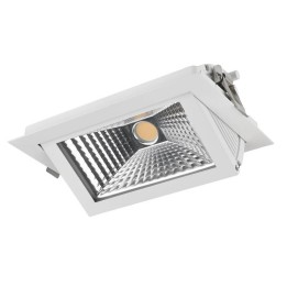 SINOPE Lámpara empotrable Rec.basculante PUSH-DALILED42W3K Bl. INDELUZ 759A-L31R2B-01