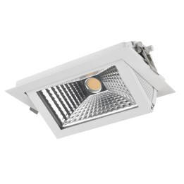 SINOPE Lámpara empotrable Rect.Bascul.LED 42W BREAD Bl INDELUZ 759A-L4642B-01