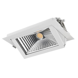 SINOPE Lámpara empotrable Rectn.basculante LED 42W FASHION Bl INDELUZ 759A-L5142B-01
