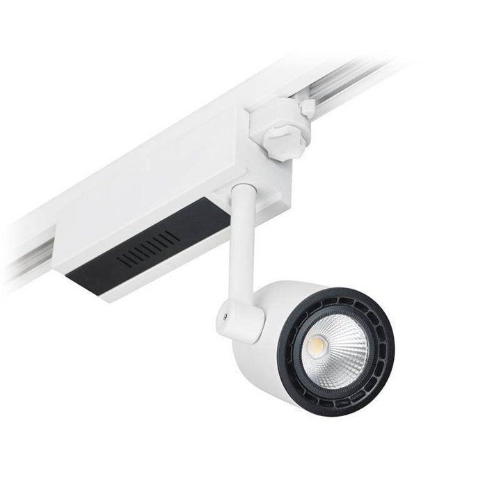 PROTEUS Proyector Carril LED 3000K 1000Lm Bl. INDELUZ 774C-L3115B-01