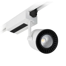 PROTEUS Proyector Carril LED 4000K 2800Lm Bl INDELUZ 774D-L3338B-01