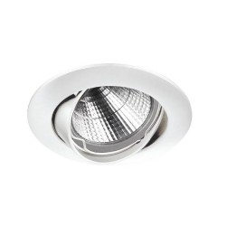 NIX LC Lámpara empotrable basculante circ.QPAR16 50W GZ10 Bl INDELUZ 780E-G42X1B-01