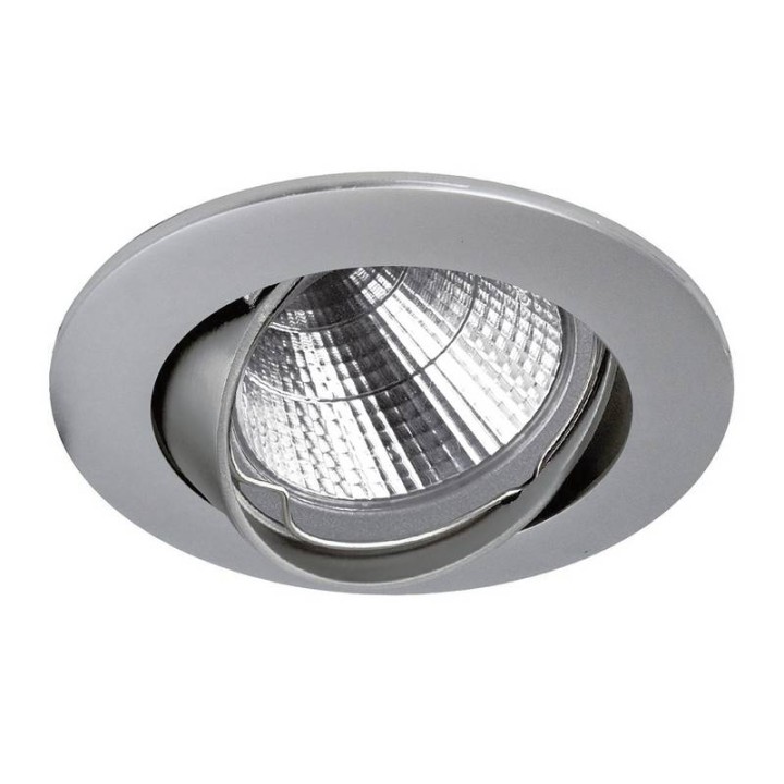 NIX LC Lámpara empotrable basculante circ.QPAR16 50W Cr Mat INDELUZ 780E-G42X1B-45