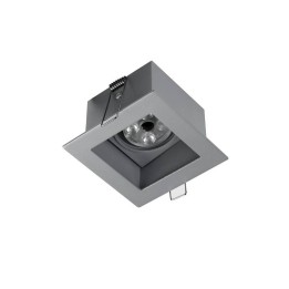 JANUS LC Lámpara empotrable basculante antidesl. 50W GU5.3 Gr INDELUZ 782A-G23X1D-03