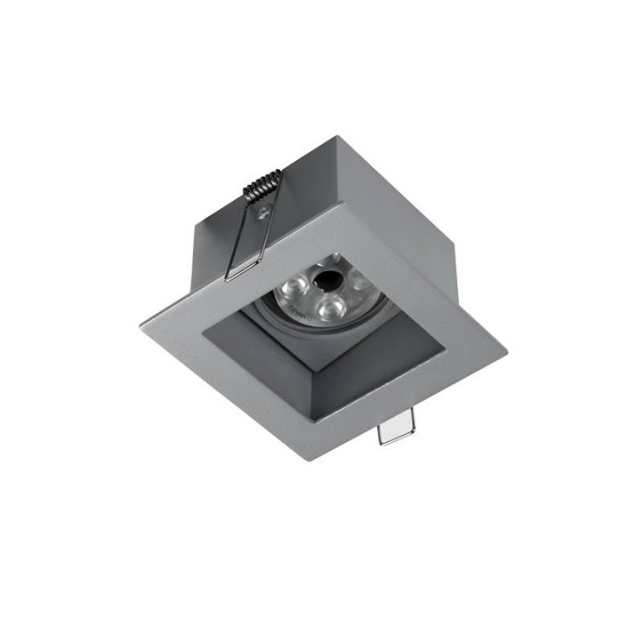 JANUS LC Lámpara empotrable basculante antidesl. 50W GU5.3 Gr INDELUZ 782A-G23X1D-03