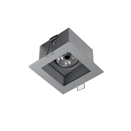 JANUS LC Lámpara empotrable basculante antid.QPAR16 max50W Gr INDELUZ 782A-G42X1B-03