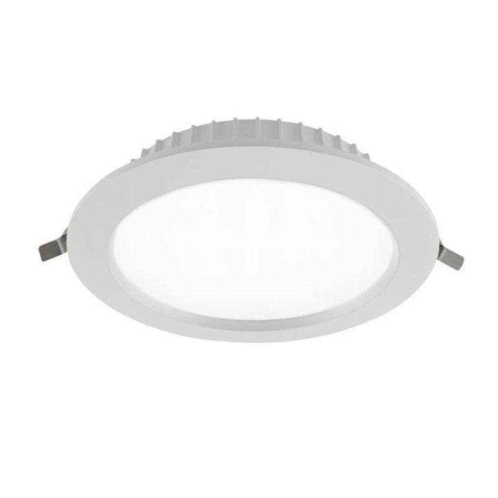 CALYPSO Downlight Al LED SMD 3000K 25W IP44 Bl INDELUZ 785A-L3125B-01
