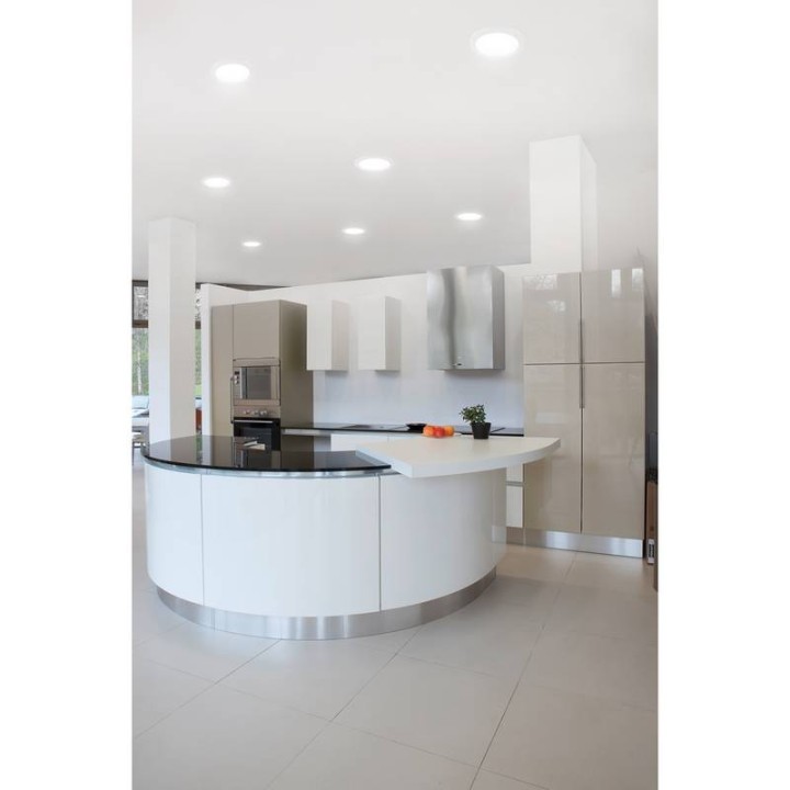 CALYPSO Downlight Al LED SMD 3000K 25W IP44 Bl INDELUZ 785A-L3125B-01