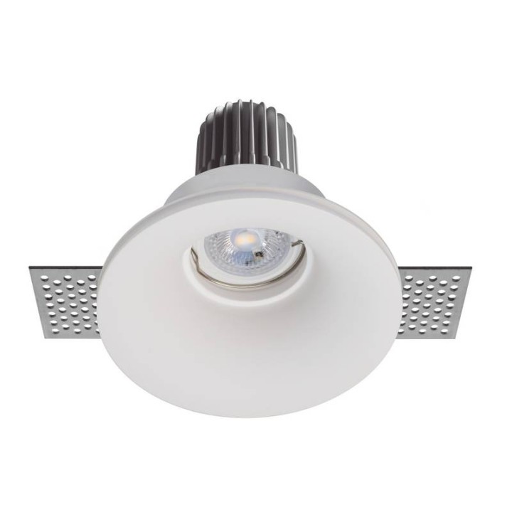 Empotrable yeso LEN GU10 50W Blanco INDELUZ 798C-G21X1B-01