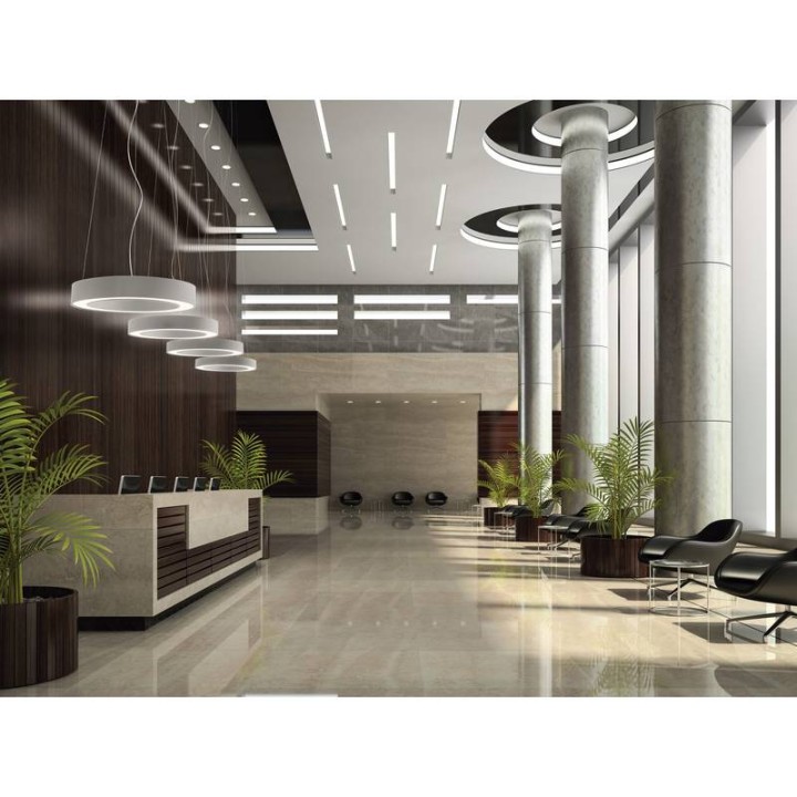 Suspensión GHO LED 60W 3187lm 4000K Bl INDELUZ 802B-L3360B-01