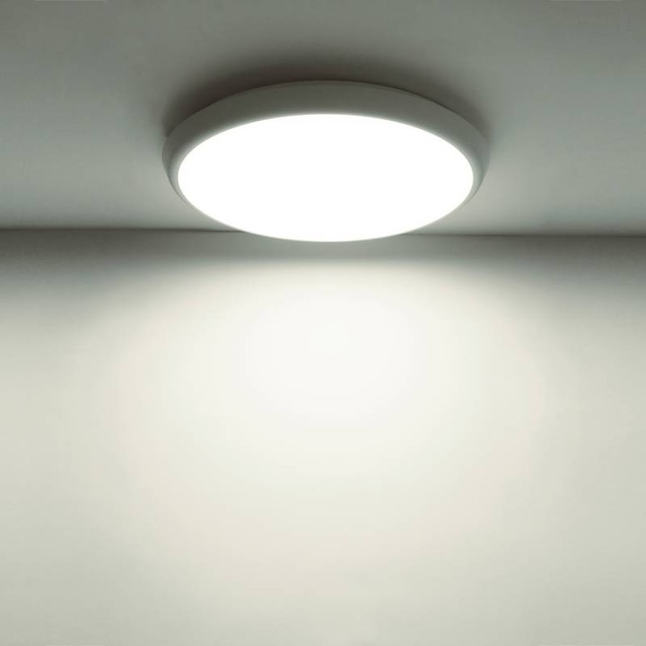Plafón IP54 Cambio Color VALGUS LED 18W Bl INDELUZ 806A-L5218B-01