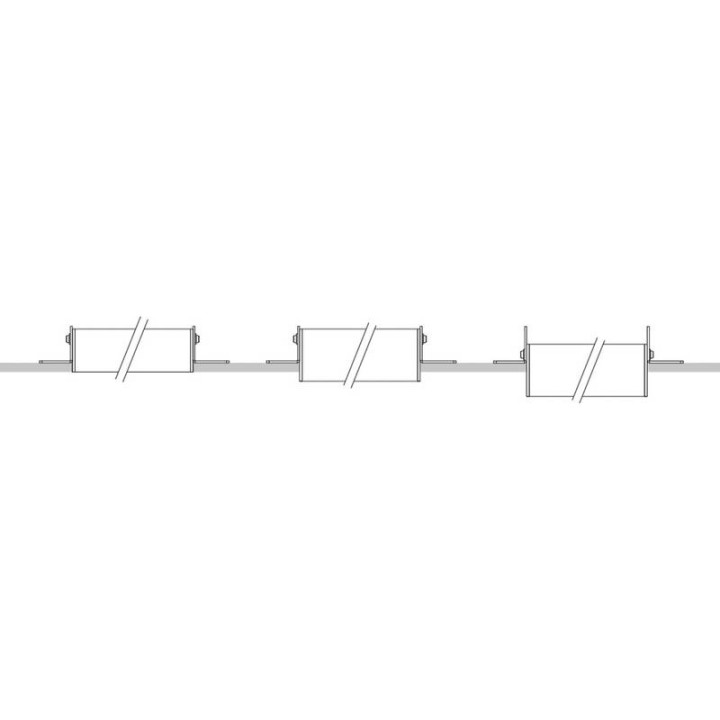 Trimless FENIX LED 32W DALI 4000K Gr INDELUZ 808H-L33RDB-03