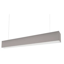 Lámpara Colgante D/I FENIX LED 33W DALI 4000K Gr INDELUZ 808J-L33RDB-03