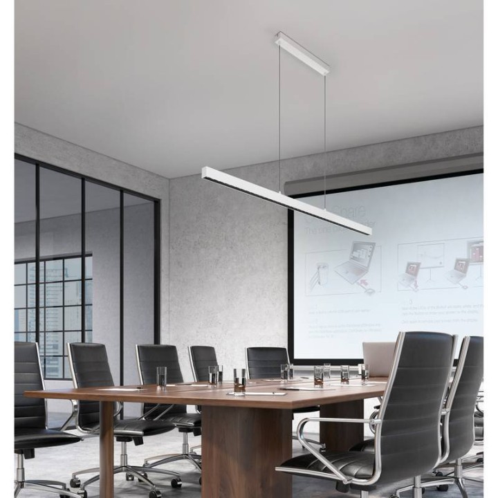 Lámpara Colgante SIGMA LED 57W 6050lm DALI 4000K Bl  INDELUZ 809B-L33RDB-01