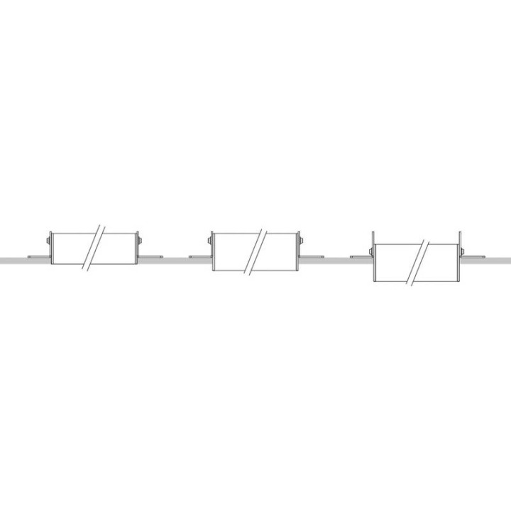 Lámpara empotrable SIGMA TRIM LED 25W 2280lm 3000K Gr INDELUZ 809H-L3125B-03