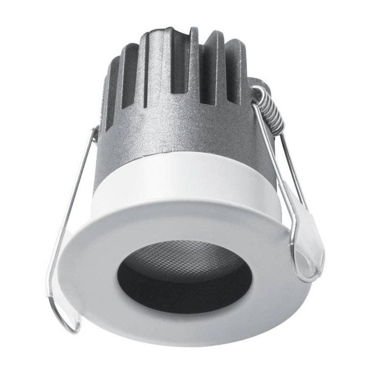 Lámpara empotrable JANO IP65 LED 6,5W 675lm 3000K Bl  INDELUZ 818A-L3108B-01