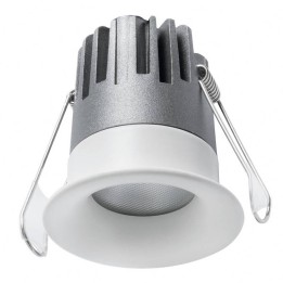 Lámpara empotrable JANO IP65 LED 6,5W 675lm 3000K Bl  INDELUZ 818B-L3108B-01