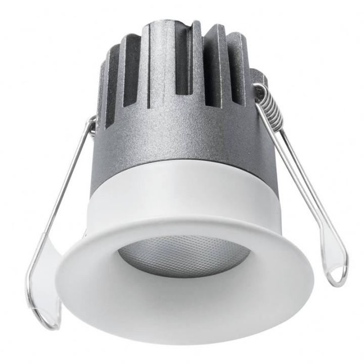 Lámpara empotrable JANO IP65 LED 6,5W 675lm 3000K Bl  INDELUZ 818B-L3108B-01