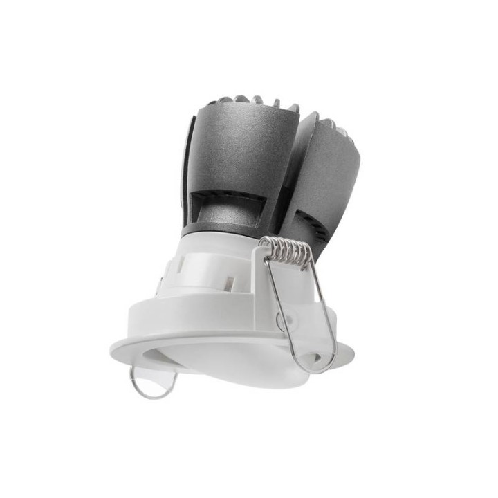 NOK1 Lámpara empotrable PUSH LED 12,8W 3000K 1460LM Bl  INDELUZ 823A-L33R1B-01