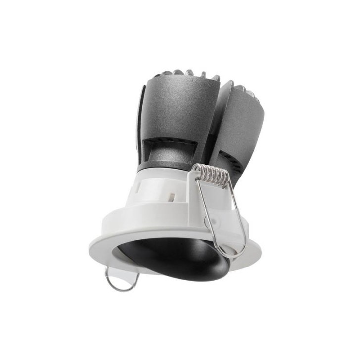 NOK1 Lámpara empotrable DALI LED 12,8W 3000K 1460LM Bl INDELUZ 823D-L33RDB-01