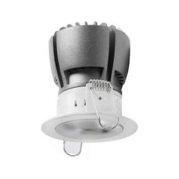 NOK1 Lámpara empotrable fijo. LED 7W 3000K 675LM Bl INDELUZ 823F-L3107B-01