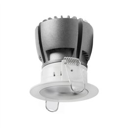 NOK1 Lámpara empotrable DALI LED 12,8W 3000K 1460LM Bl INDELUZ 823F-L33RDB-01