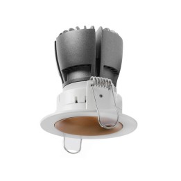 NOK1 Lámpara empotrable DALI LED 12,8W 3000K 1460LM Bl INDELUZ 823G-L33RDB-01