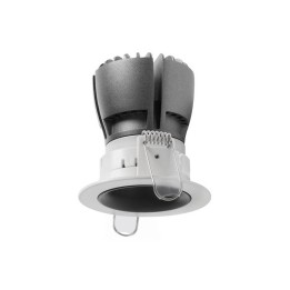 NOK1 Lámpara empotrable fijo. LED 12,8W 3000K 1460LM Bl INDELUZ 823H-L3313B-01