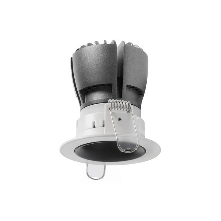 NOK1 Lámpara empotrable fijo. LED 12,8W 3000K 1460LM Bl INDELUZ 823H-L3313B-01