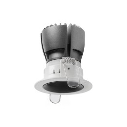 NOK1 Lámpara empotrable DALI LED 12,8W 3000K 1460LM Bl INDELUZ 823H-L33RDB-01