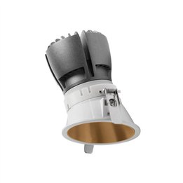 NOK2 Lámpara empotrable PUSH LED 12,8W 3000K 1430LM Bl INDELUZ 824C-L31R1B-01