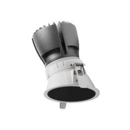 NOK2 Lámpara empotrable LED 12,8W 3000K 1460LM Bl INDELUZ 824D-L3313B-01