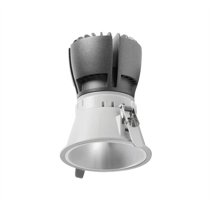 NOK4 Lámpara empotrable LED 7W 3000K 675LM Bl INDELUZ 827F-L3107B-01