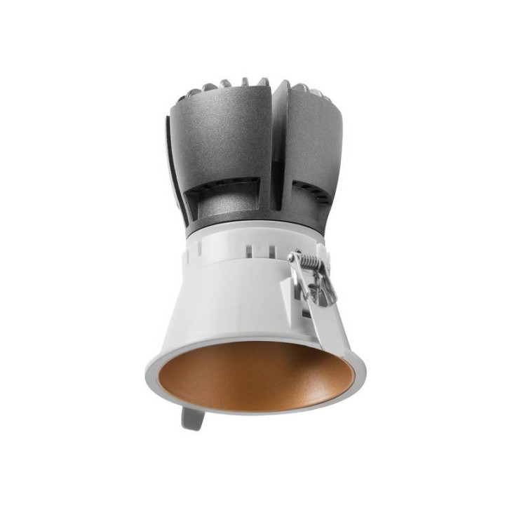 NOK4 Lámpara empotrable LED 7W 3000K 675LM Bl INDELUZ 827G-L3107B-01
