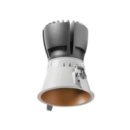 NOK4 Lámpara empotrable LED 12,8W 3000K 1460LM Bl INDELUZ 827G-L3313B-01