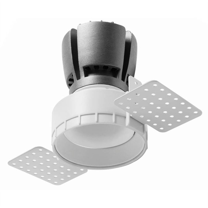 NOK1T Lámpara empotrable TRIMLESS LED 7W 3000K 675LM Bl INDELUZ 829A-L3107B-01