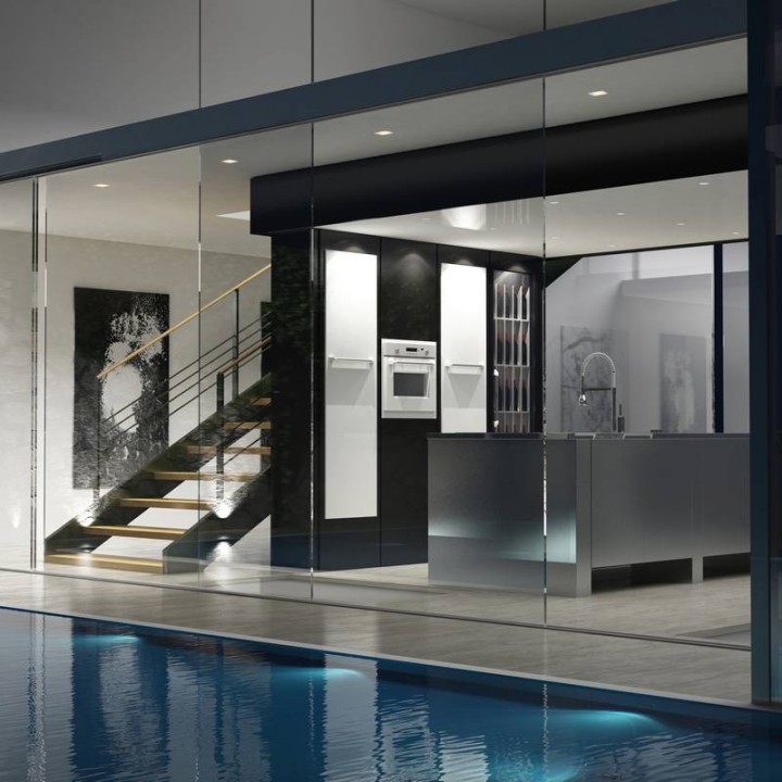 NOK3T Lámpara empotrable TRIMLESSLED12,8W3000K1430LM Bl INDELUZ 831E-L3113B-01